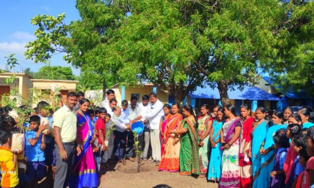 ಸಸಿ ನೆಡುವುದರ ಮೂಲಕ ಪರಿಸರ ದಿನ ಆಚರಣೆ