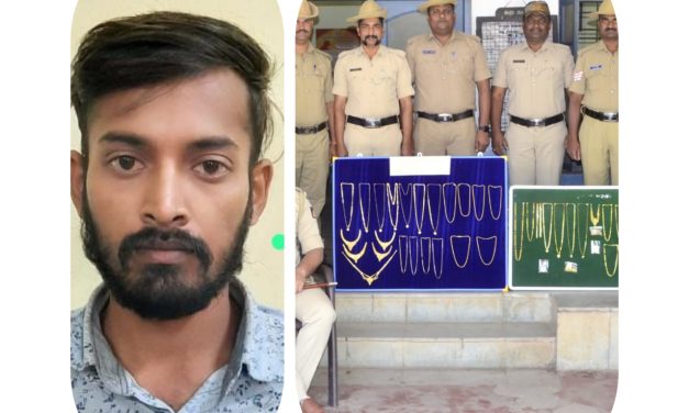 ಕೆಲಸ ಮಾಡುತ್ತಿದ್ದ ಅಂಗಡಿಯನ್ನ ಕಳ್ಳತನ‌ ಮಾಡಿದ ಖತರ್ನಾಕ ಕಳ್ಳ<br>