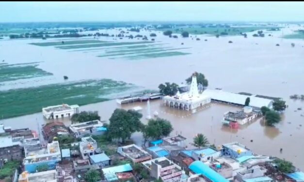 ಡ್ರೋನ್ ಕಣ್ಣಲ್ಲಿ ಸೆರೆಯಾದ ಮಳೆ ಅವಾಂತರದ ಚಿತ್ರಣ ಹೇಗಿದೆ ನೋಡಿ