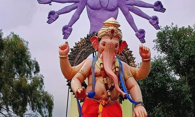 38 ಅಡಿ ಎತ್ತರದ ಗಣೇಶ ಮೂರ್ತಿ ಈ ಗಣೇಶನ ಮೂರ್ತಿ ಪ್ರತಿಷ್ಠಾಪನೆ ಮಾಡಿದ್ದು ಎಲ್ಲಿ ಗೊತ್ತಾ?
