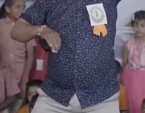 VIDIO : ಶಿಕ್ಷಕನ ಭರತ ನಾಟ್ಯ ಸಾಮಾಜಿಕ ಜಾಲತಾಣದಲ್ಲಿ ವೈರಲ್