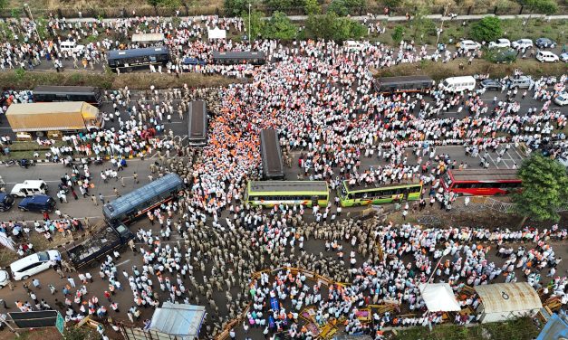 ಪಂಚಮಸಾಲಿ ಹೋರಾಟ, ಲಾಠಿ ಚಾರ್ಜ್ ಡ್ರೋನ್ ಕ್ಯಾಮರಾದಲ್ಲಿ ಸೆರೆ