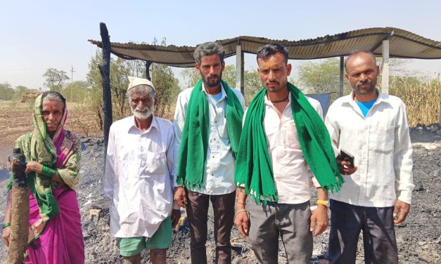 ಗುಡಿಸಲಿಗೆ ಬೆಂಕಿ, ಅಪಾರ ಹಾನಿ – ಸುಟ್ಟು ಕರಕಲಾದ ದುಡ್ಡು