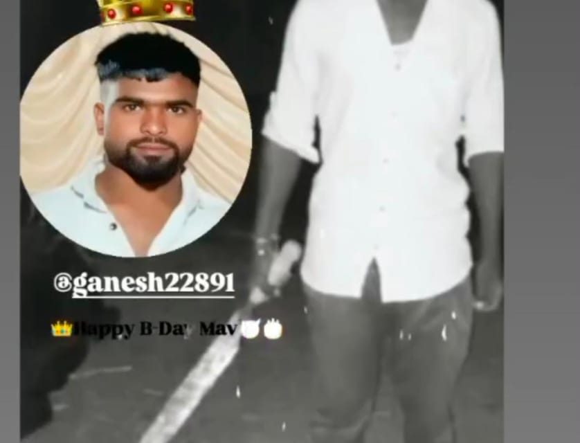 ಲಾಂಗ್ ಹಿಡಿದು ಪೋಸ್ ಕೊಟ್ಟವನಿಗೆ ಪೊಲೀಸ್ ವಾರ್ನ್