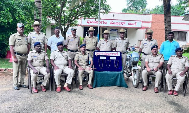 ನಾಲ್ವರು ಜಬರಿ ಕಳ್ಳರ ಬಂಧಿಸಿದ ಬೆಳಗಾವಿ ಪೊಲೀಸರು