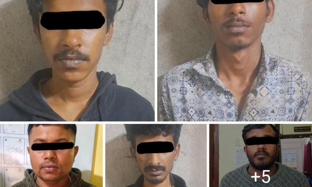 5 ಪ್ರಕರಣಗಳಲ್ಲಿ 9 ಆರೋಪಿಗಳನ್ನು ಬಂಧಿಸಿ 1 ಲಕ್ಷದ ಮೌಲ್ಯದ ವಸ್ತುಗಳು ವಶ