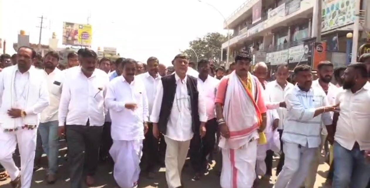 JDS ರಾಷ್ಟ್ರೀಯ ಉಪಾಧ್ಯಕ್ಷ ಪ್ರತಾಪರಾವ ಪಾಟೀಲ್ ಪುತ್ರ ಶಿವರಾಜ ಪಾಟೀಲ್ ಮೇಲೆ ದೂರು ಹಿನ್ನಲೆ ಪ್ರತಿಭಟನೆ