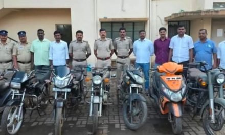 ಒಂದು ಬೈಕ್ ಪತ್ತೆ ಹಚ್ಚಲು ಮುಂದಾದ ಪೊಲೀಸರಿಗೆ ಸಿಕ್ತು ಏಳು ಬೈಕ್ : ಆರೋಪಿ ಅರೆಸ್ಟ್