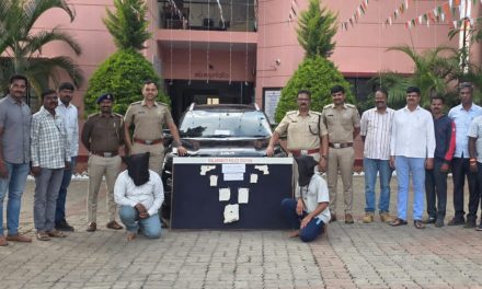 ಬೆಳಗಾವಿ ನಗರ ಪೊಲೀಸರಿಂದ ಭರ್ಜರಿ ಬೇಟೆ – ಎರಡು ಕಂಟ್ರಿ ಪಿಸ್ತೂಲ್, 4 ಜೀವಂತ ಗುಂಡುಗಳು ಜಪ್ತಿ