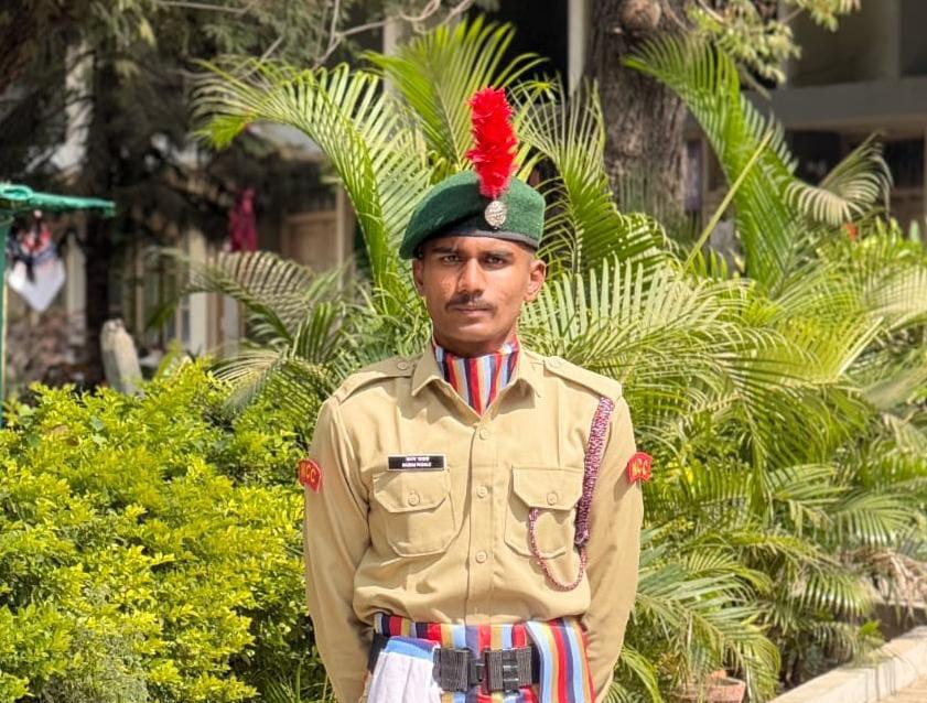 ತಂದೆಯಂತೆ ಭಾರತಿಯ ಸೇನೆಗೆ ಸಂಬರಗಿಯ ಕರನ್ ಪಾಸಲೆ ಆಯ್ಕೆ